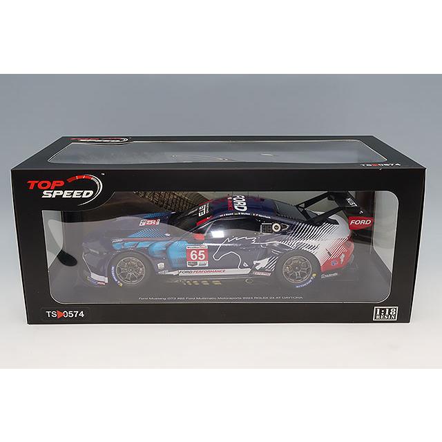 TOP SPEED 1/18 フォード マスタング GT3 2024 IMSA デイトナ24H #65 J.ハンド/D.ミューラー/F.ヴェルビッシュ_3