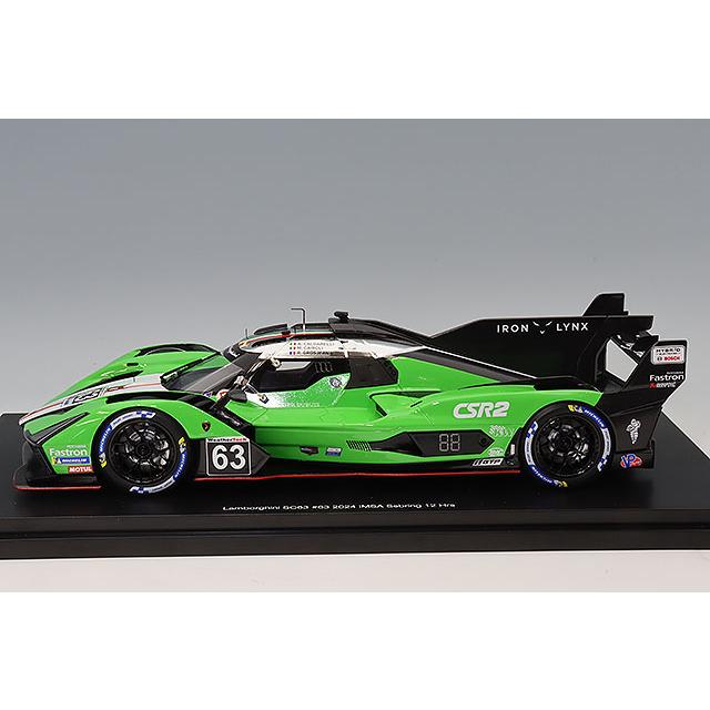 TOP SPEED 1/18 ランボルギーニ SC63 2024 IMSA セブリング12H #63 I