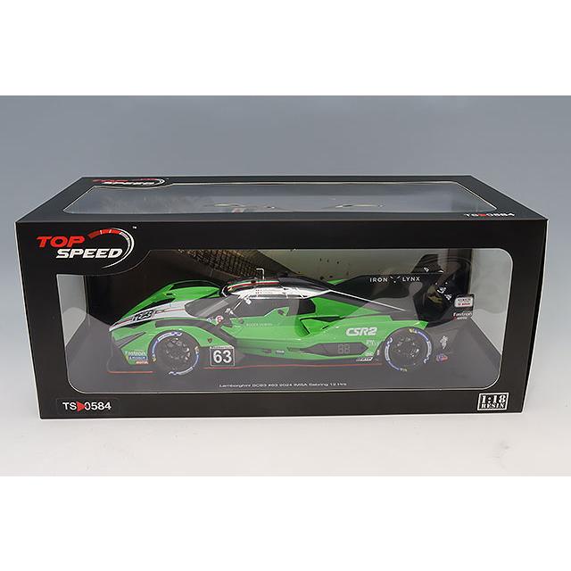 TOP SPEED 1/18 ランボルギーニ SC63 2024 IMSA セブリング12H #63 I