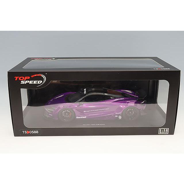 TOP SPEED 1/18 マクラーレン 720S LB-Works パープル : キッド