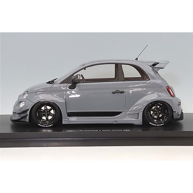 TIN TOYS ミニカー　コルベット　アバルトT2000　稀少　香港製 TOP SPEED 1/18 アバルト 595 LB-WORKS x Abas Works グレー : キッド