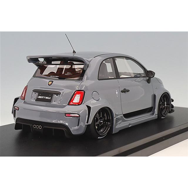 TOP SPEED 1/18 アバルト 595 LB-WORKS x Abas Works グレー : キッド
