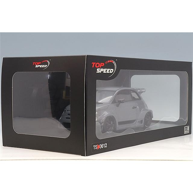 TOP SPEED 1/18 アバルト 595 LB-WORKS x Abas Works グレー : キッド