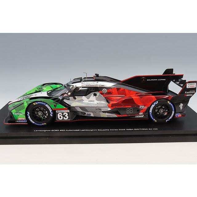 TOP SPEED 1/18 ランボルギーニ SC63 2025 IMSA デイトナ24H #63 Automobili Lamborghini Squadra Corse |  | 01