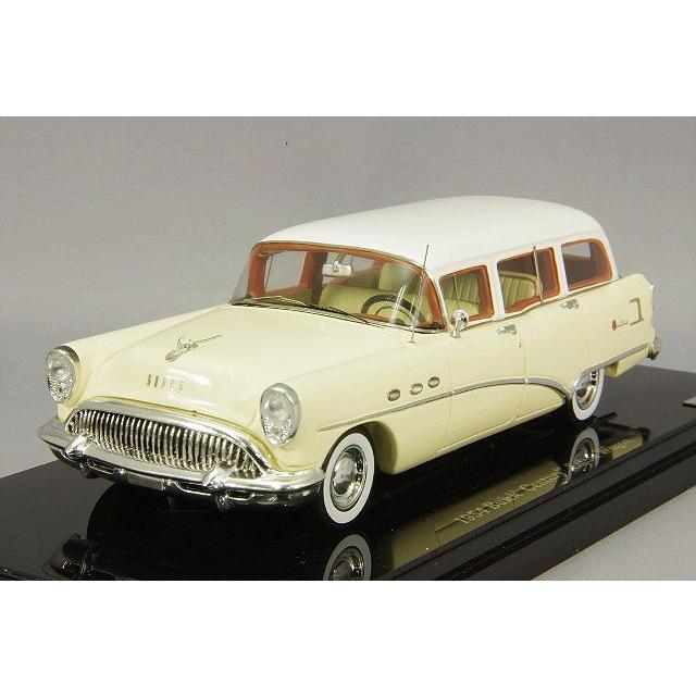 ミニカー/完成品 トゥルースケール 1/43 ビュイック センチュリー エステート ワゴン 1954 タン/ホワイト