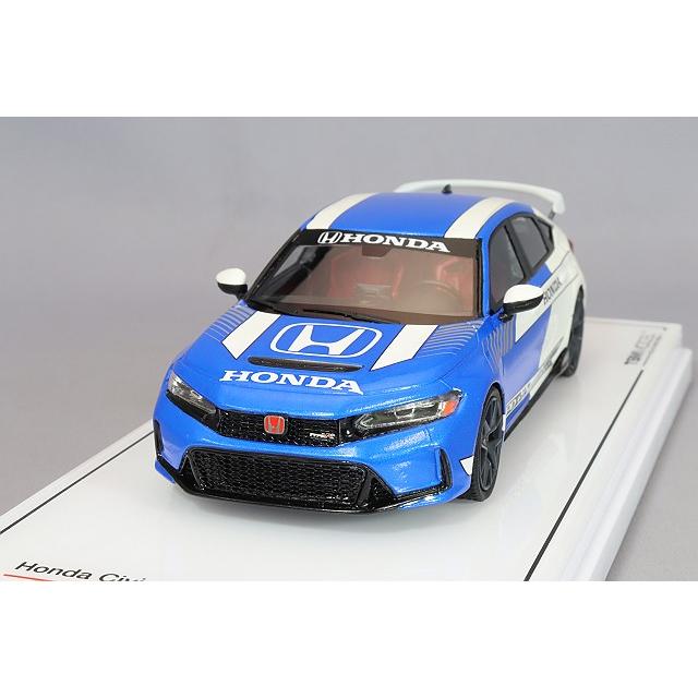 TSM 1/43 ホンダ シビック タイプR 2023 #3 ペースカー ブルー