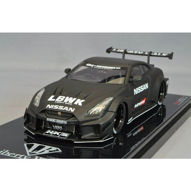 ミニカー/為し終える品 トゥルースケール 1/43 LB 影ぼうし ワークス GT 日産 35GT-RR 変わり種2 \"LBWK\"" 引っ敷き黒いこと" ゲーム、おもちゃ-ミニカー