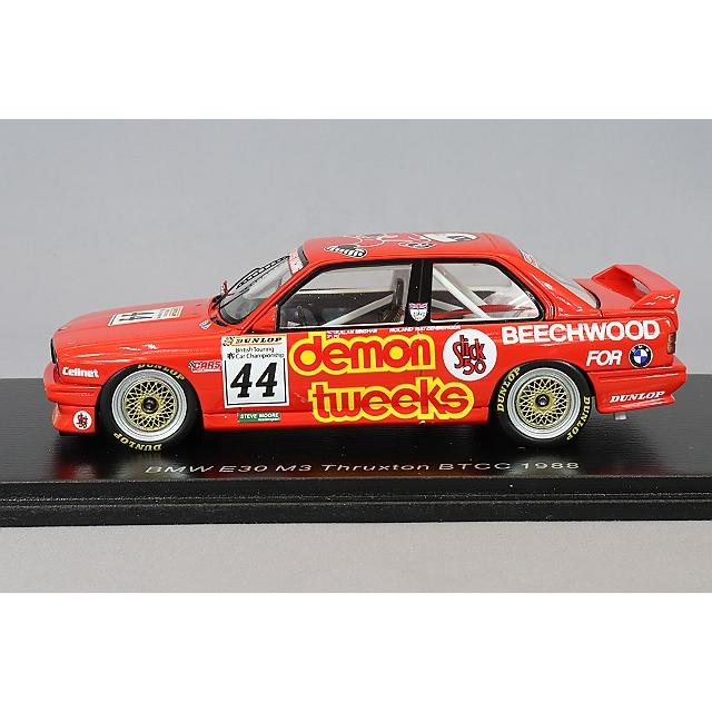 Miniature SPARK 1/43 – BMW E30 M3 – Thruxton BTCC 1988 – Réf UK016 – Résine