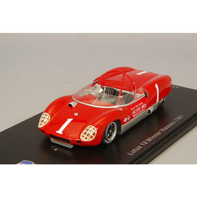 ミニカー/完成品 スパーク ナショナルモデル 1/43 ロータス 19 1961 ナッソートロフィー ウィナー #1 D.ガーニー