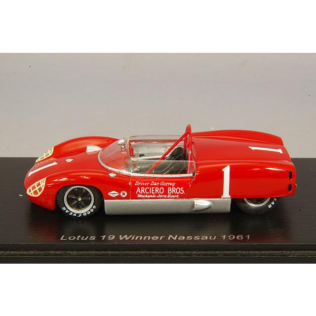ミニカー/完成品 スパーク ナショナルモデル 1/43 ロータス 19 1961 ナッソートロフィー ウィナー #1 D.ガーニーの画像