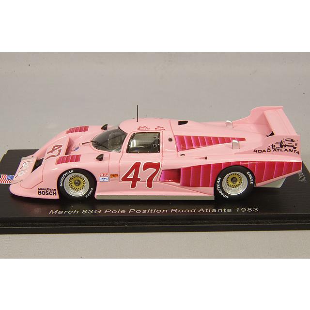 ミニカー/完成品 スパーク ナショナルモデル 1/43 マーチ 83G 1983 ロード アトランタ ポールポジション #47 P.ロメロ/D.バンディーの画像