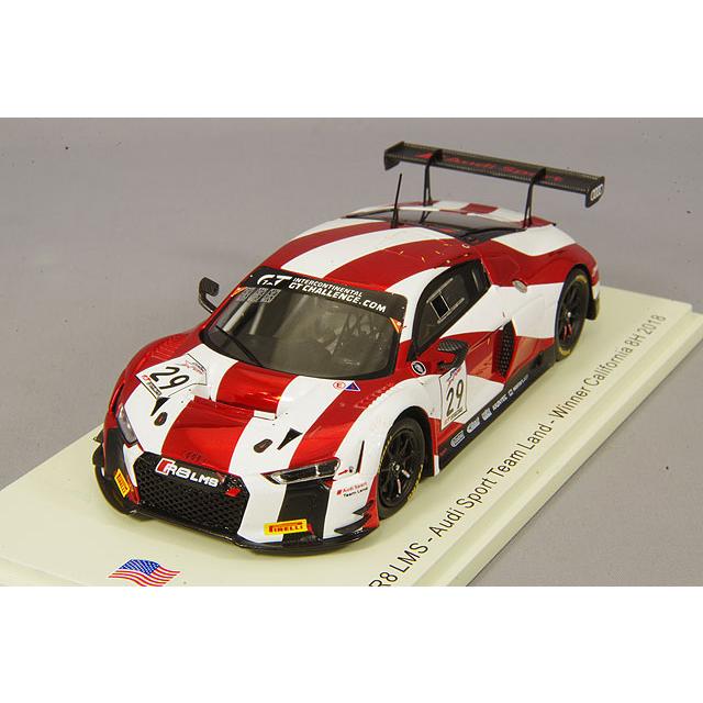 ミニカー/完成品 スパーク ナショナルモデル 1/43 アウディ R8 LMS 2018 カリフォルニア 8H ウィナー #29 C.ミース/C.ハーゼ/K.v.d.リンデ