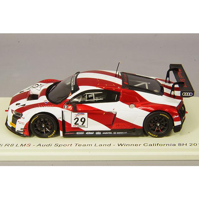 ミニカー/完成品 スパーク ナショナルモデル 1/43 アウディ R8 LMS 2018 カリフォルニア 8H ウィナー #29 C.ミース/C.ハーゼ/K.v.d.リンデの画像