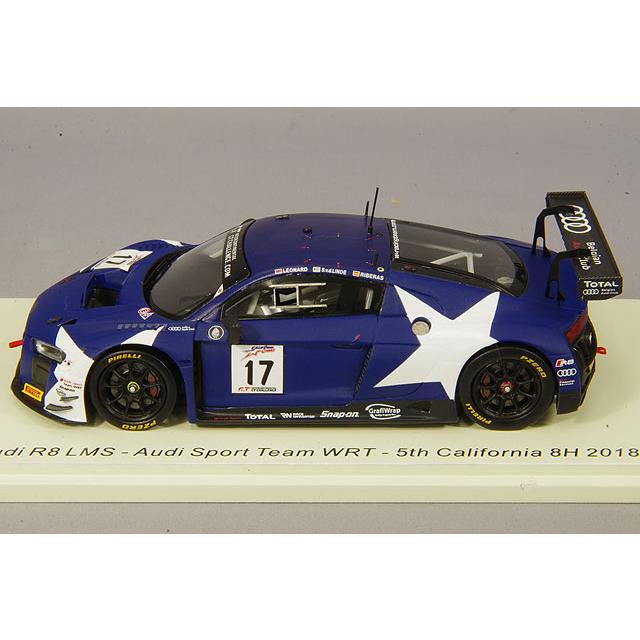 ミニカー/完成品 スパーク ナショナルモデル 1/43 アウディ R8 LMS 2018 カリフォルニア 8H 5位 #17 S.v.d.リンデ/A.リベラス/S.レオナルドの画像