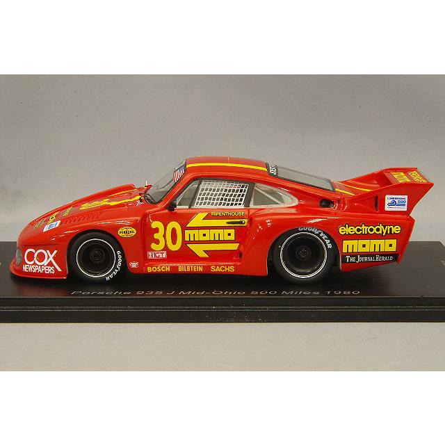 ミニカー/完成品 スパーク ナショナルモデル 1/43 ポルシェ 935 J 1980 ミッドオハイオ 500マイル #30 J.バズビー/G.モレッティの画像
