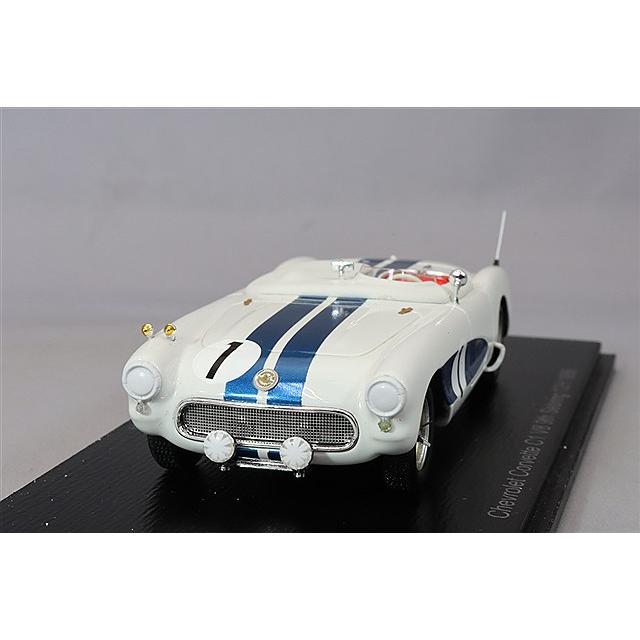 スパーク 1/43 シボレー コルベット C1 1956 セブリング12H 9位 #1 J