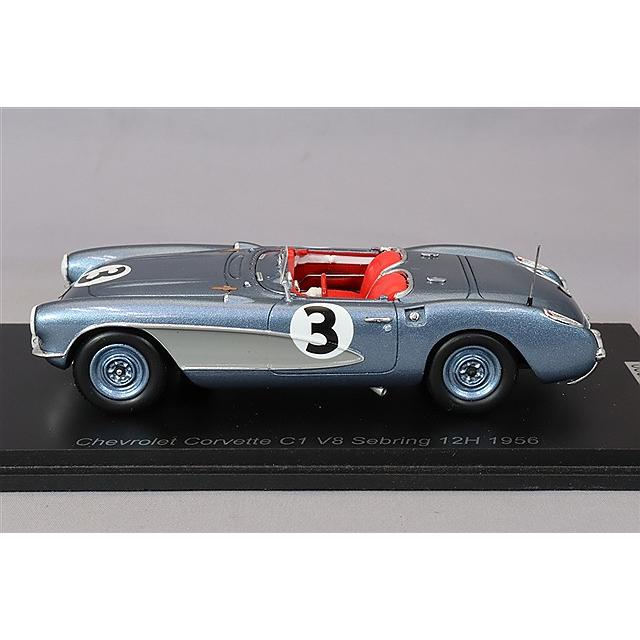 スパーク 1/43 シボレー コルベット C1 1956 セブリング12H #3 D