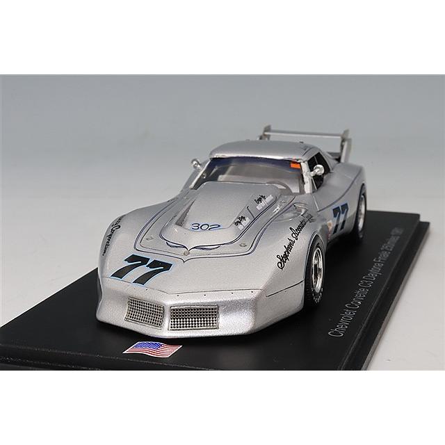スパーク 1/43 シボレー コルベット C3 1981 デイトナ フィナーレ 250マイル #77 L.Stephens | 