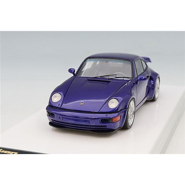 VISION 1/43 ポルシェ 911 (964) ターボS フラットノーズ 1994 コバルトブルーメタリック | 
