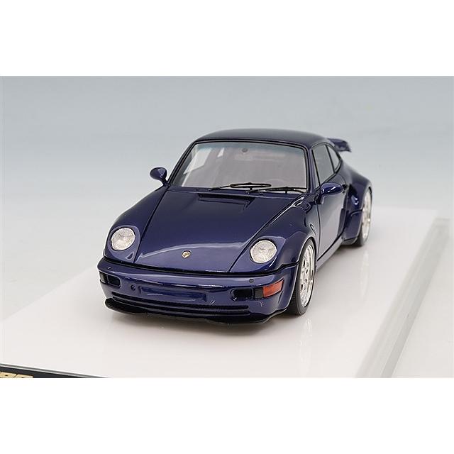 VISION 1/43 ポルシェ 911 (964) ターボS フラットノーズ 1994 ミッドナイトブルーメタリック | 