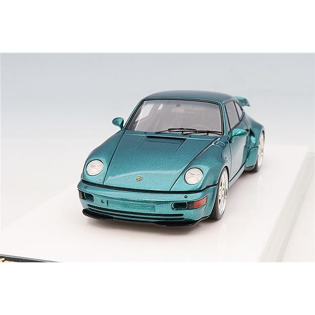 VISION 1/43 ポルシェ 911 (964) ターボS フラットノーズ 1994 ウィンブルドングリーンメタリック | 