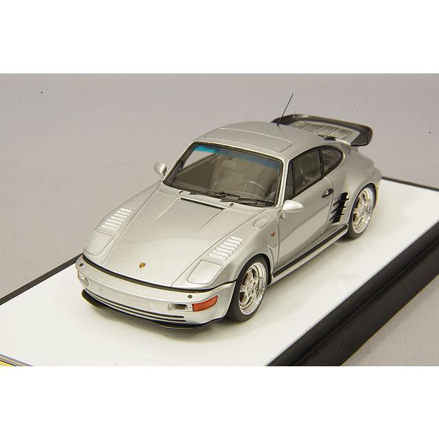 VISION 1/43 ポルシェ 911 (964) ターボS エクスクルーシブ フラットノーズ 1994 日本仕様 シルバー/ブラックインテリア