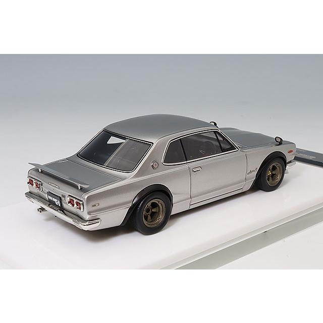 VISION 1/43 日産 スカイライン 2000 GT-R (KPGC10) 1971 with スポイラー (ワークスホイール) シルバー |  | 02