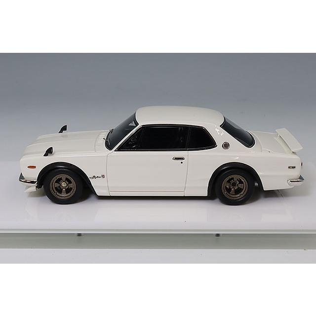 VISION 1/43 日産 スカイライン 2000 GT-R (KPGC10) 1971 with スポイラー (ワークスホイール) ホワイト |  | 01