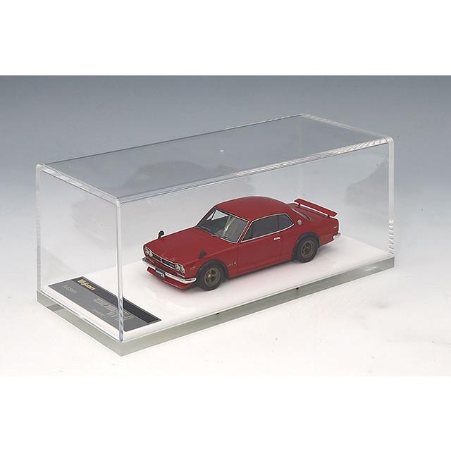 VISION 1/43 日産 スカイライン 2000 GT-R (KPGC10) 1971 with スポイラー (ワークスホイール) レッド |  | 03