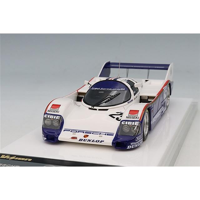 VISION 1/43 ポルシェ 962C ロスマンズ ポルシェ チーム シュパン 1988 JSPC 鈴鹿1000km 5位 #25 E.エリジュ/M.S.サーラ | 