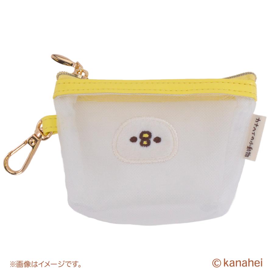 マイクロ台形ポーチ ピスケ カナヘイの小動物 ピスケとうさぎの湯3