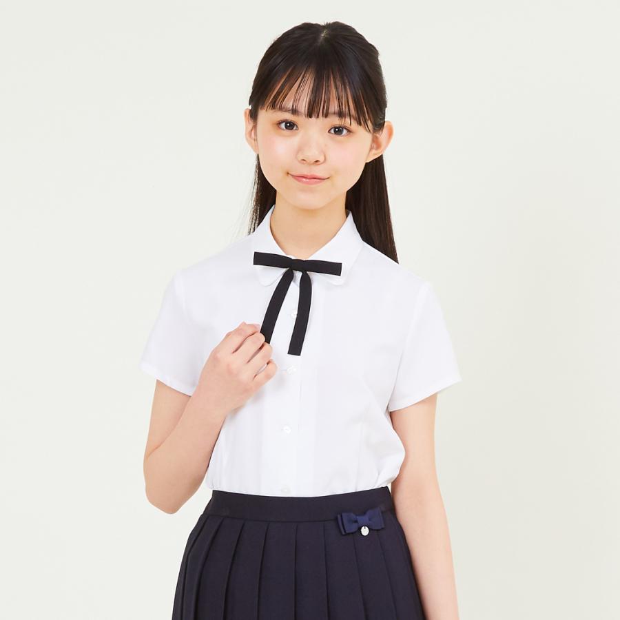 CHOPIN 子供 喪服 フォーマル 女の子 リボン付きブラウス 半袖