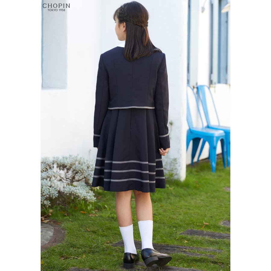 卒業式 小学校 女子 子供服 スーツ 01 2501 フェイクボタンボレロとラインワンピースのアンサンブル 140 150 160 165cm Chopin ショパン 1801 2501 キッズフォーマル アプリーレ 通販 Yahoo ショッピング