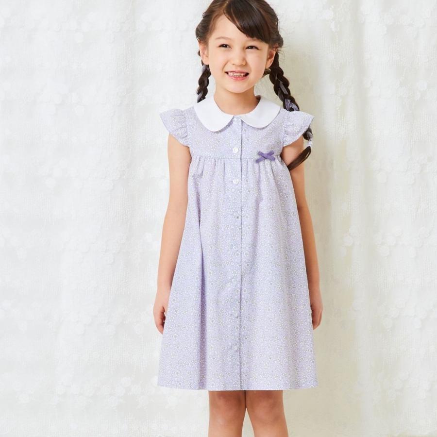 【NEWカラー入荷】子供服 女の子 ワンピース 夏 白襟クラシックワンピース 110 120 130 140cm (2336-7340) CHOPIN blue/ショパン ブルー｜kids-aprire｜10