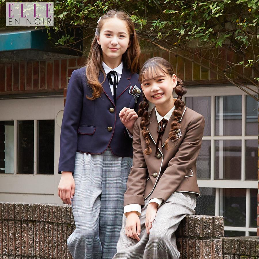 卒業式 入学式 ELLE ブレザー 紺 制服 女の子 卒業式 - ジャケット