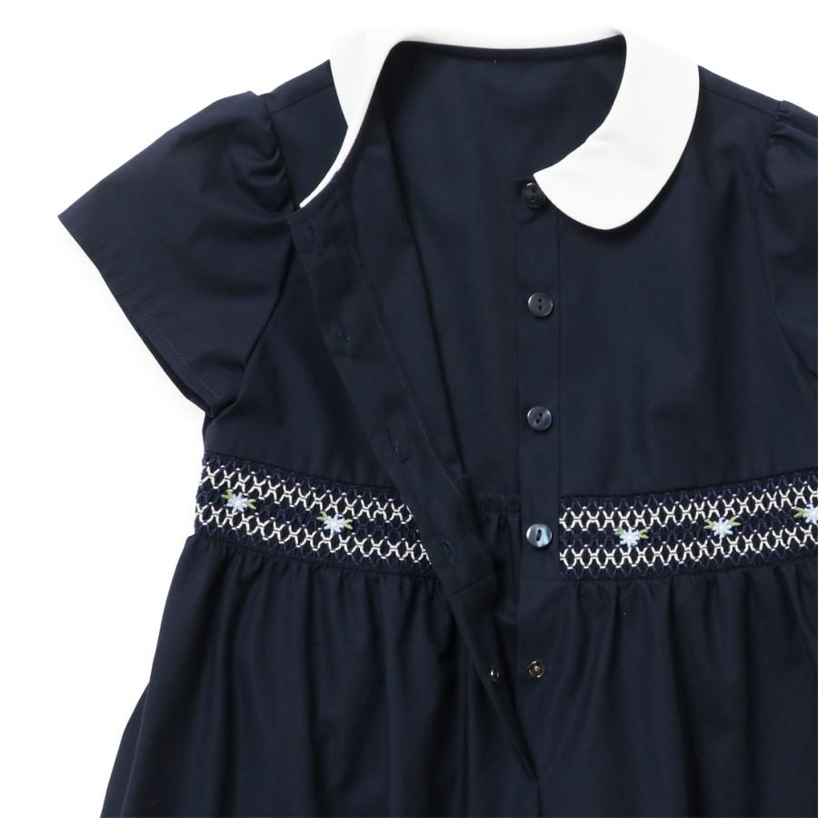 CHOPIN 子供服 女の子 ワンピース スモッキング刺しゅう CHOPIN 子供服 女の子 ワンピース スモッキング刺しゅう