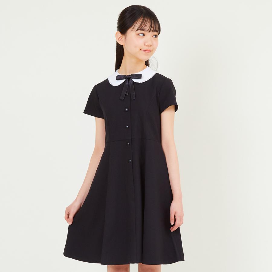 子供服 女子 フォーマル 喪服 36 9500 半袖 丸襟ワンピース 140 150 160cm Chopin ショパン 8736 9500 キッズフォーマル アプリーレ 通販 Yahoo ショッピング