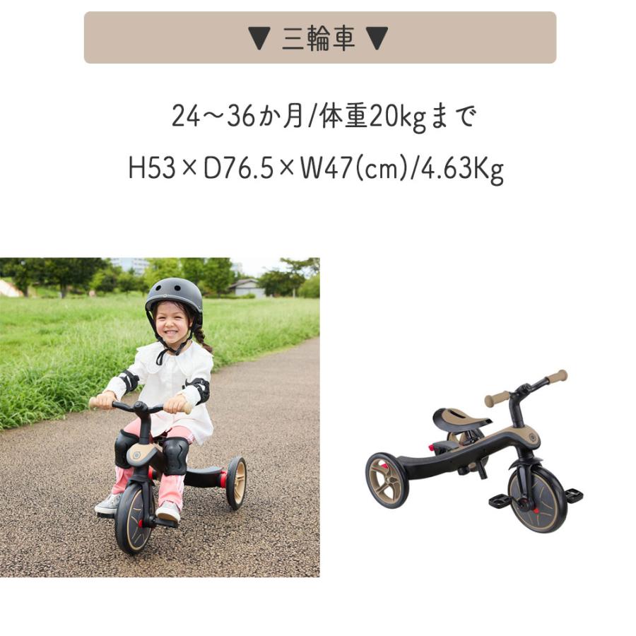 グロッバー エクスプローラー トライク 4in1 サンド ベビーカー 三輪車