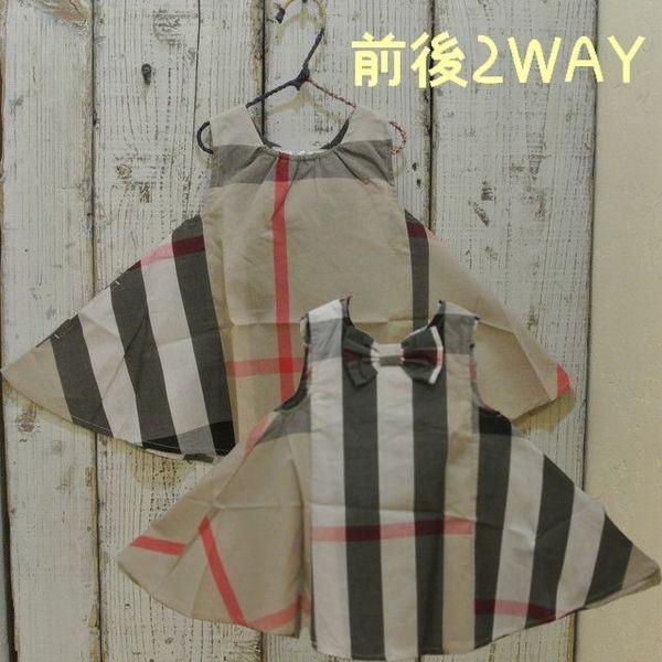 Gemeaux ジェモー バーバリー調チェックの2wayチュニックワンピース 子供服 New 春夏 Supersport Tn