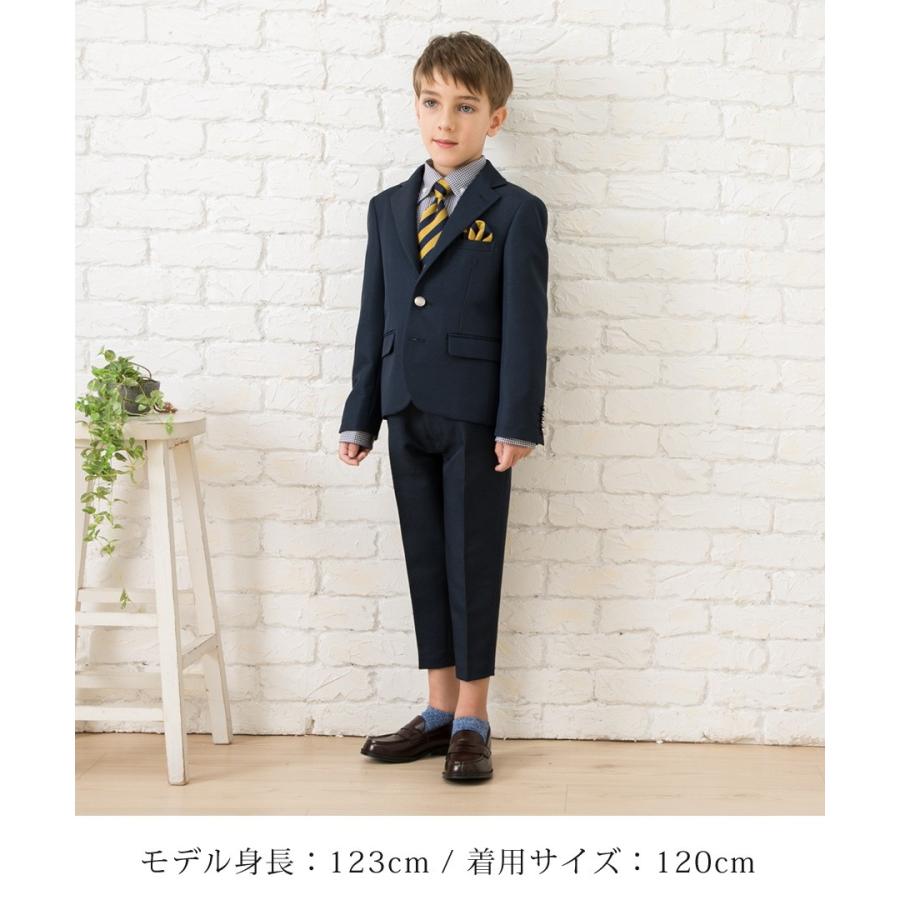 入学式 子供服 男 スーツ 小学生 子供 キッズ フォーマル 子供用 セット トドラー アンクルパンツ 紺 110cm 1cm 130cm Wander Factory キッズスマイルショップrobe 通販 Yahoo ショッピング