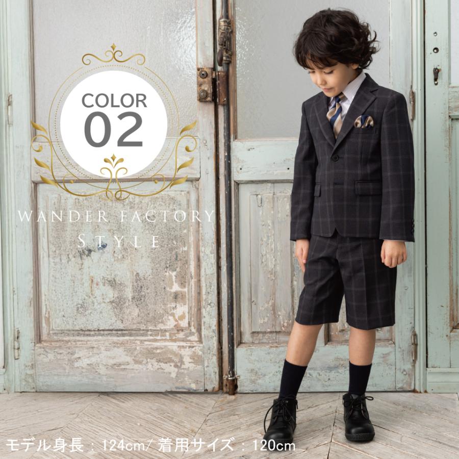 WF BY WANDER FACTORY 入学式 スーツ 男の子 卒園式 子供服 5点 WF BY WANDER FACTORY 入学式 スーツ 男の子 卒園式 子供服 5点