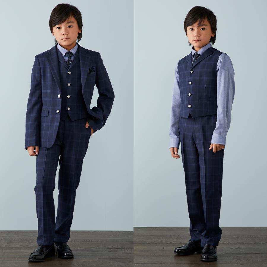 フォーマル キッズ 男の子 卒業式 小学校 140 150 160 170 6点セット 3  