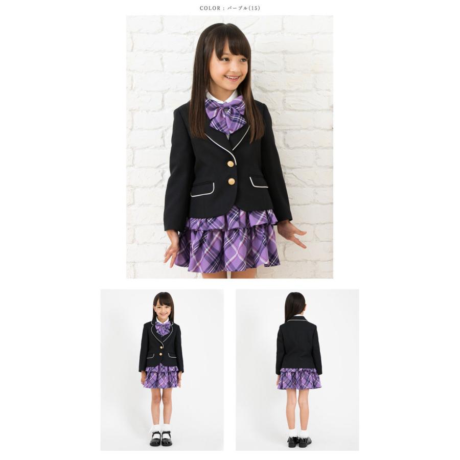入学式 子供服 女 服 スーツ 小学生 卒園式 子供服 スーツ4点セット ブラックフォーマル キッズ 1 130cm 紺 赤 ピンク Alice Magic キッズスマイルショップrobe 通販 Yahoo ショッピング