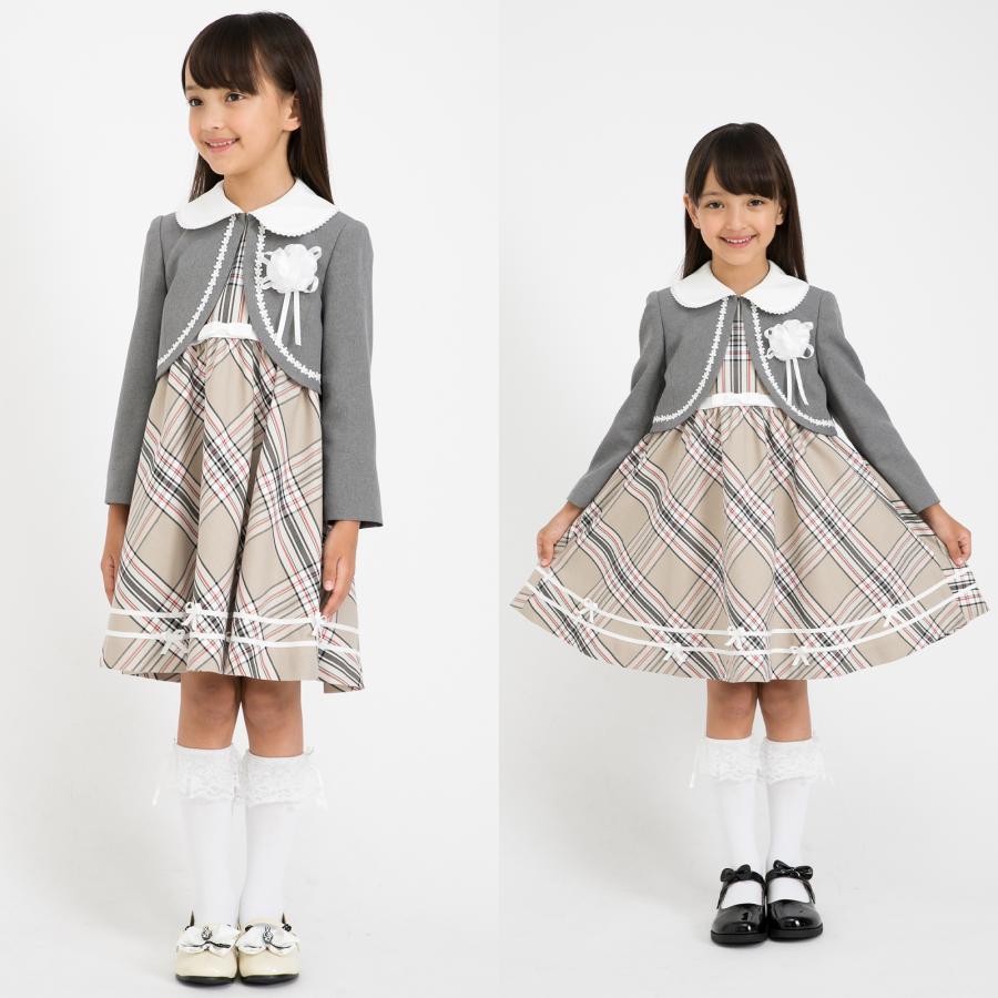 入学式 子供服 女 服 ワンピース 子供 卒園式 スーツ セット DECORA  