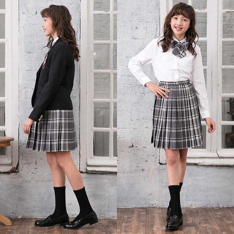 卒業式 小学校 女子 服 フォーマル スーツ 小学生 5点セット 150 160 165 170cm グレー 黒 ブルー デコラピンキーズ キッズスマイルショップrobe 通販 Yahoo ショッピング