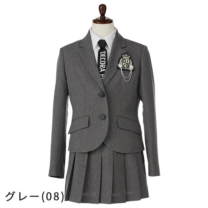 卒業式 スーツ 女の子 小学生 140 150 160 165 170 大きいサイズ 5点  