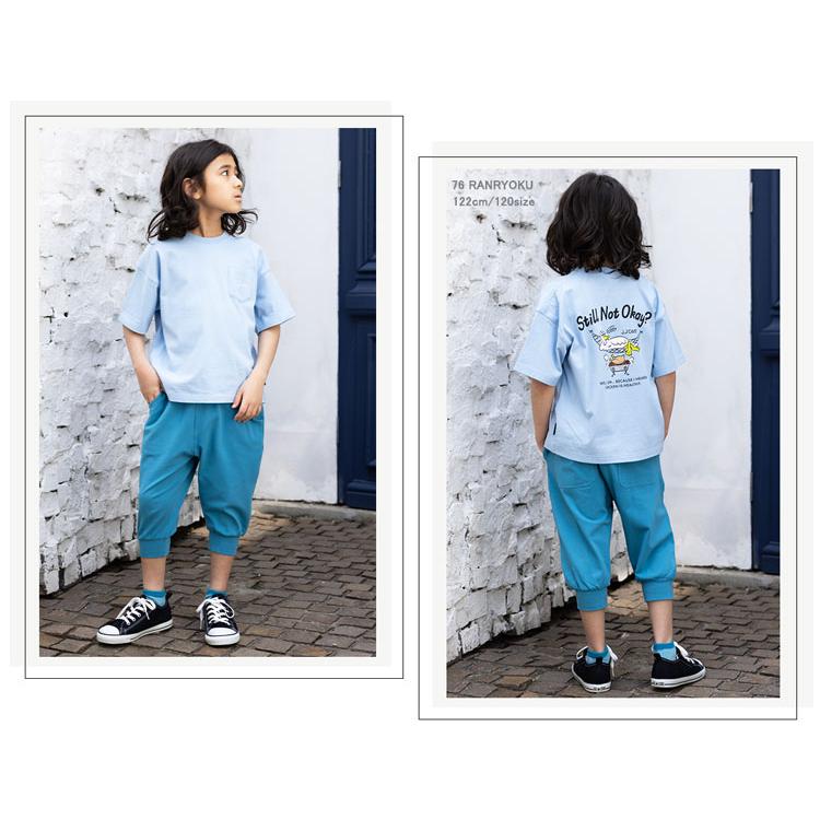 J.J CAMP パンツ キッズ ベビー スウェット ジョガーパンツ 七分丈 防