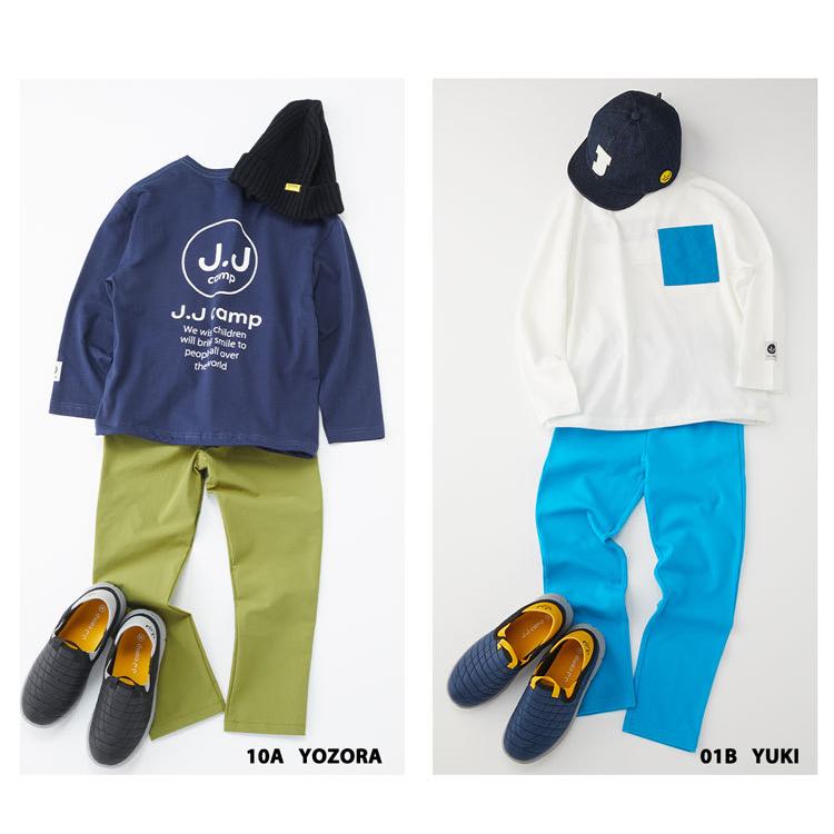 J.J CAMP 長袖 キッズ Tシャツ 子供服 親子コーデ ロンT 男の子 女の子