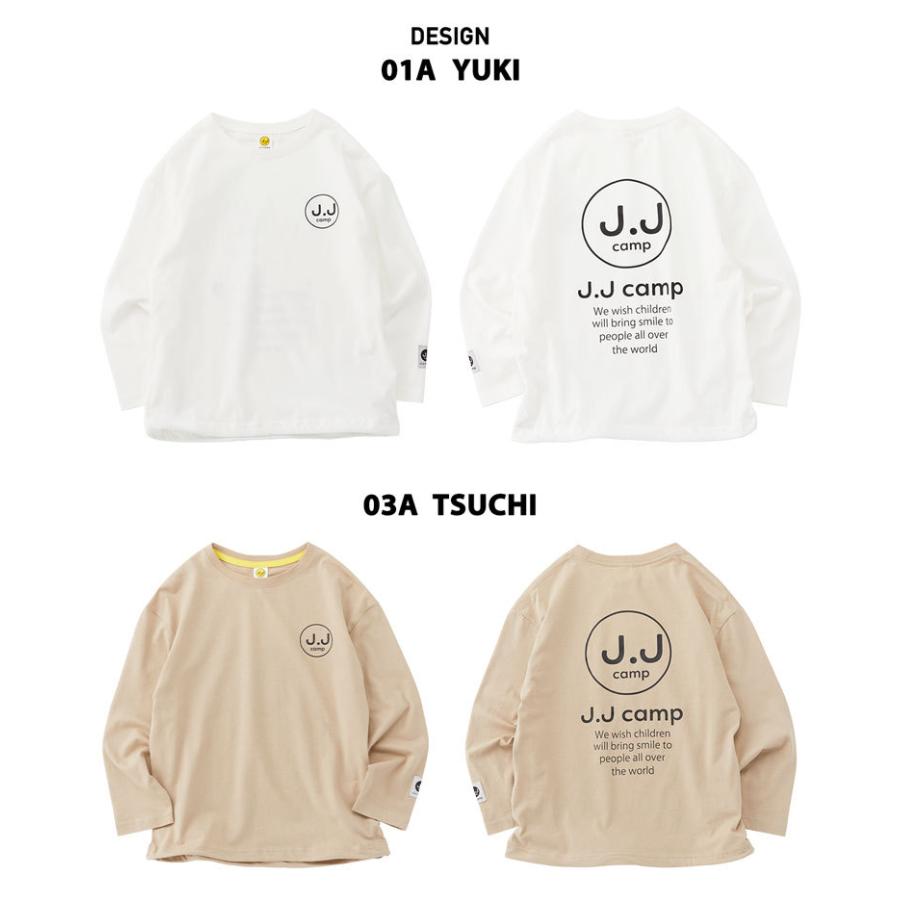 J.J CAMP 長袖 キッズ Tシャツ 子供服 親子コーデ ロンT 男の子 女の子