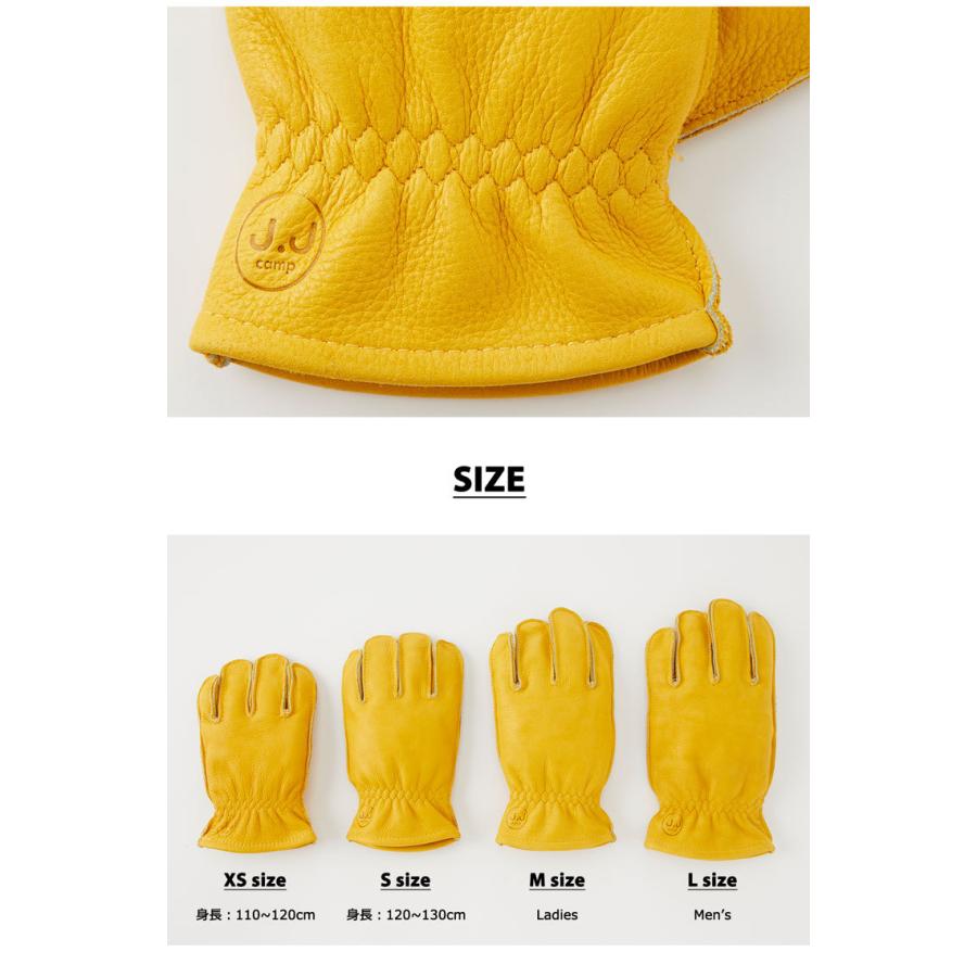 手袋 アウトドア グローブ 滑らない キッズ メンズ レディース キャンプ バーベキュー q 革手袋 牛革 黄色 イエロー 黒 クロ ブラック Xs S M Ll Jjcamp キッズスマイルショップrobe 通販 Yahoo ショッピング